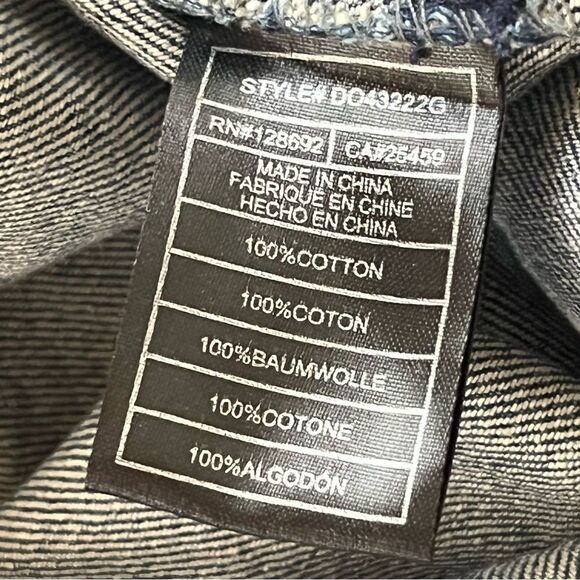 Steve Madden Wide Leg Lightweight Denim Pants Size XS Drawstring Waist NWT - Picture 10 of 10